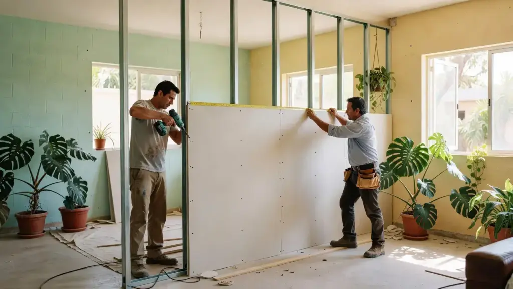 Drywall in Mérida for Homes and Offices